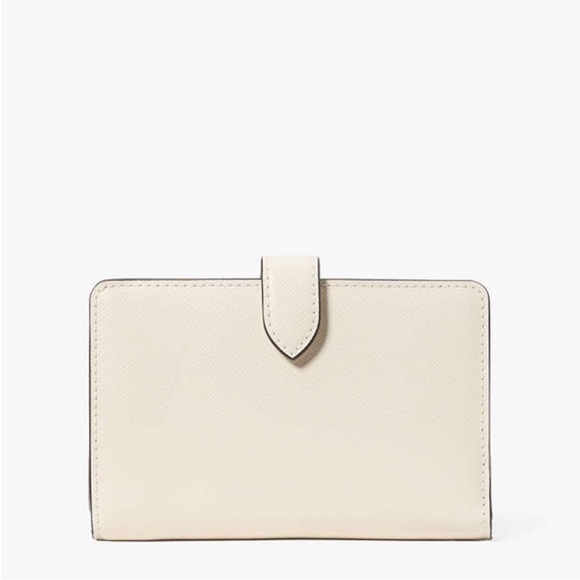 NWT Kate Spade NY Madison Puffy Heart Medium Bifold Wallet Meringue Multi ♠️ NEW - Picture 12 of 16